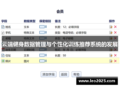 云端健身数据管理与个性化训练推荐系统的发展